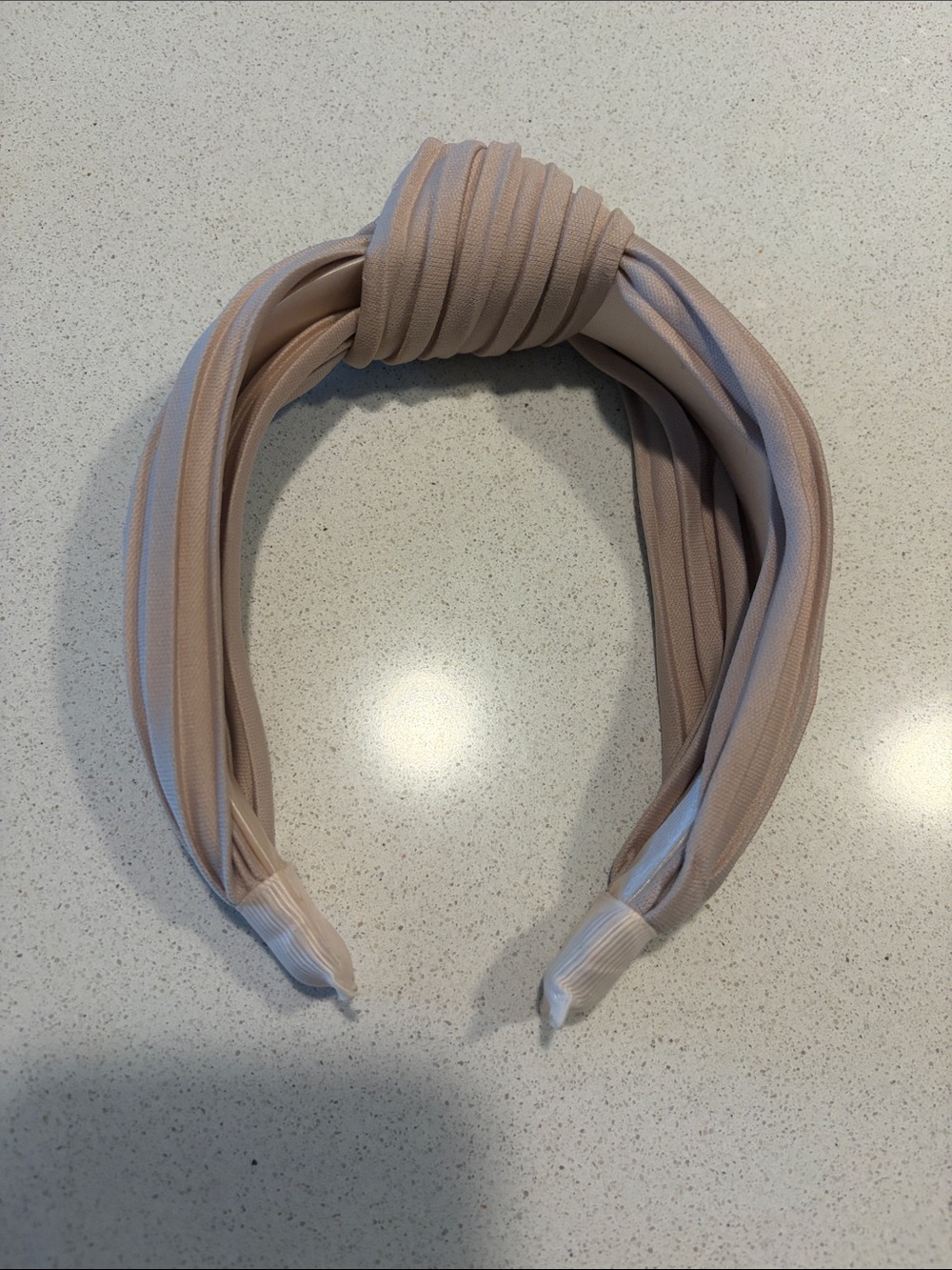 BaubleBar Beige Knotted Headband